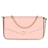 Louis Vuitton Rose Poudre Monogram Empreinte Felicie Pochette