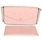 Louis Vuitton Rose Poudre Monogram Empreinte Felicie Pochette
