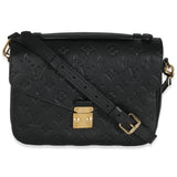 Louis Vuitton Black Monogram Empreinte Pochette Metis