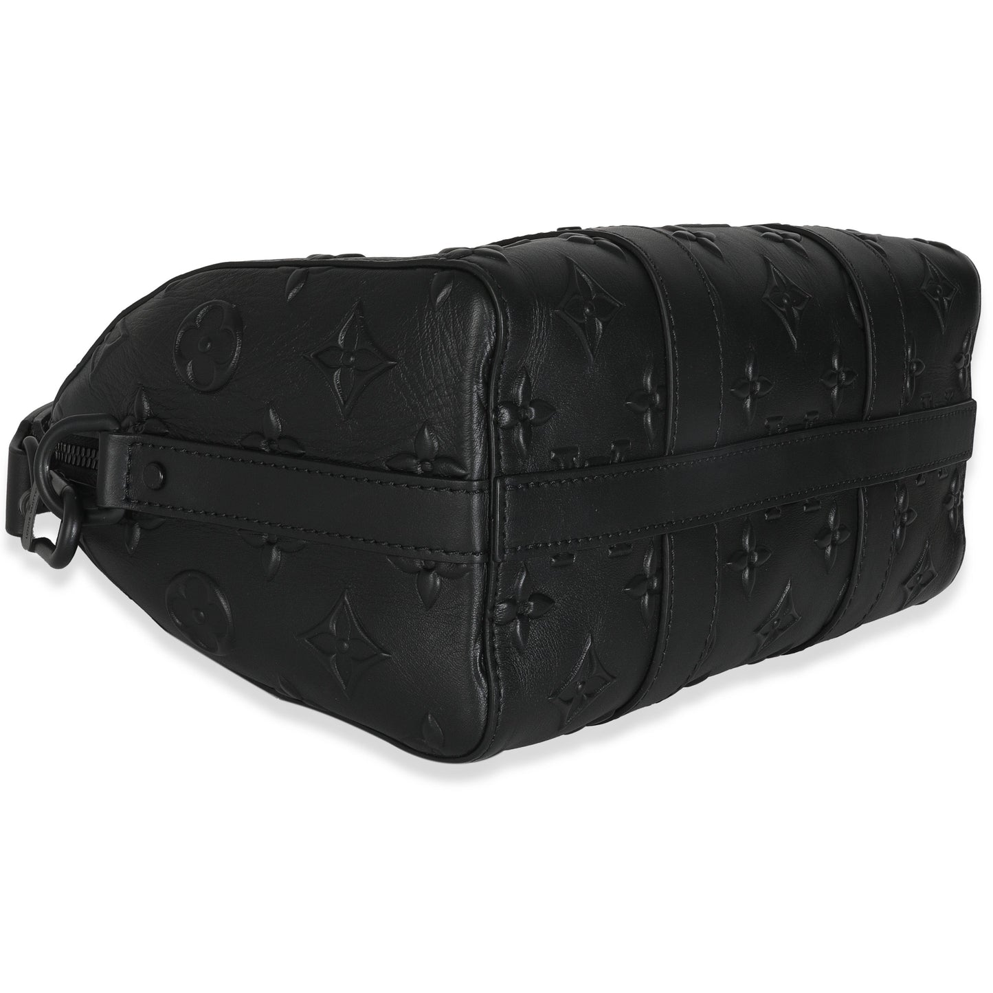Louis Vuitton Black Monogram Seal City Keepall