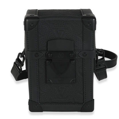 Louis Vuitton Black Taurillon Monogram Vertical Trunk Wearable Wallet
