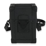 Louis Vuitton Black Taurillon Monogram Vertical Trunk Wearable Wallet