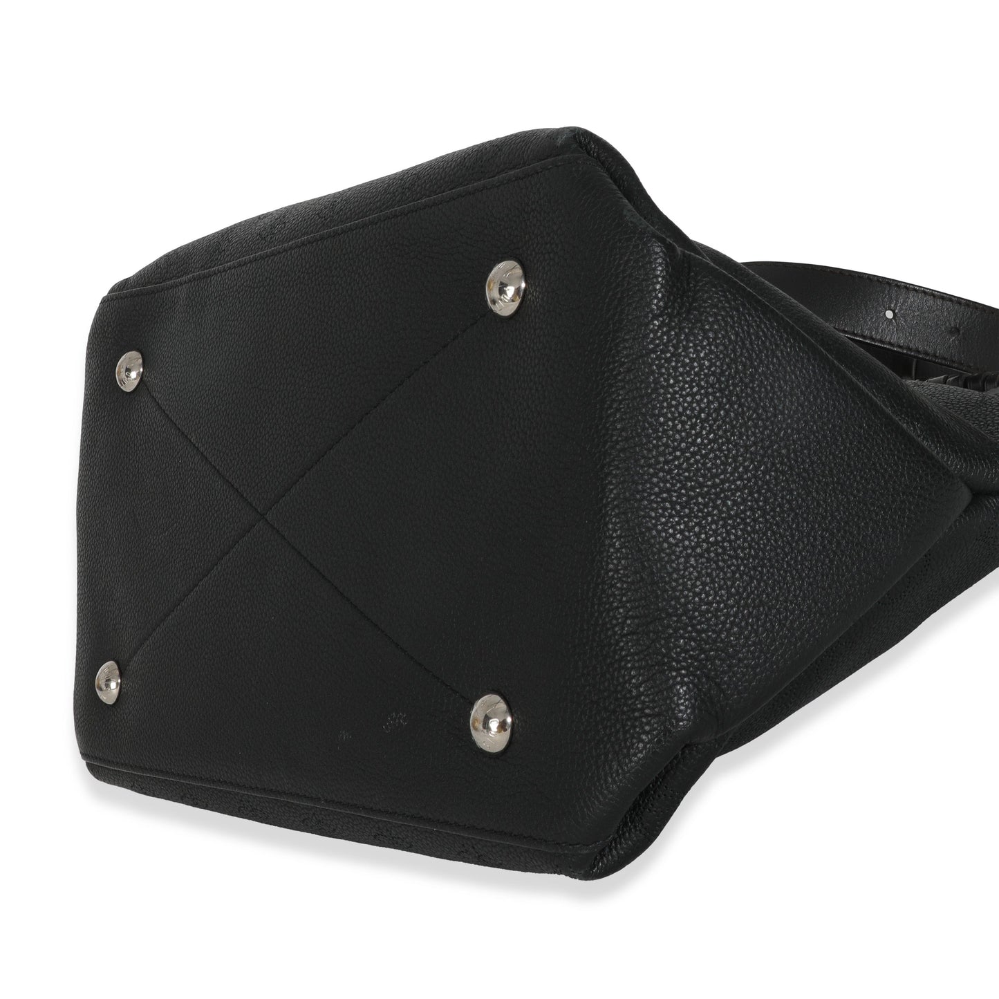 Louis Vuitton Black Monogram Mahina Beaubourg Hobo MM