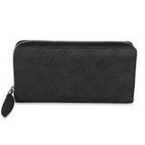 Louis Vuitton Black Monogram Mahina Zippy Wallet