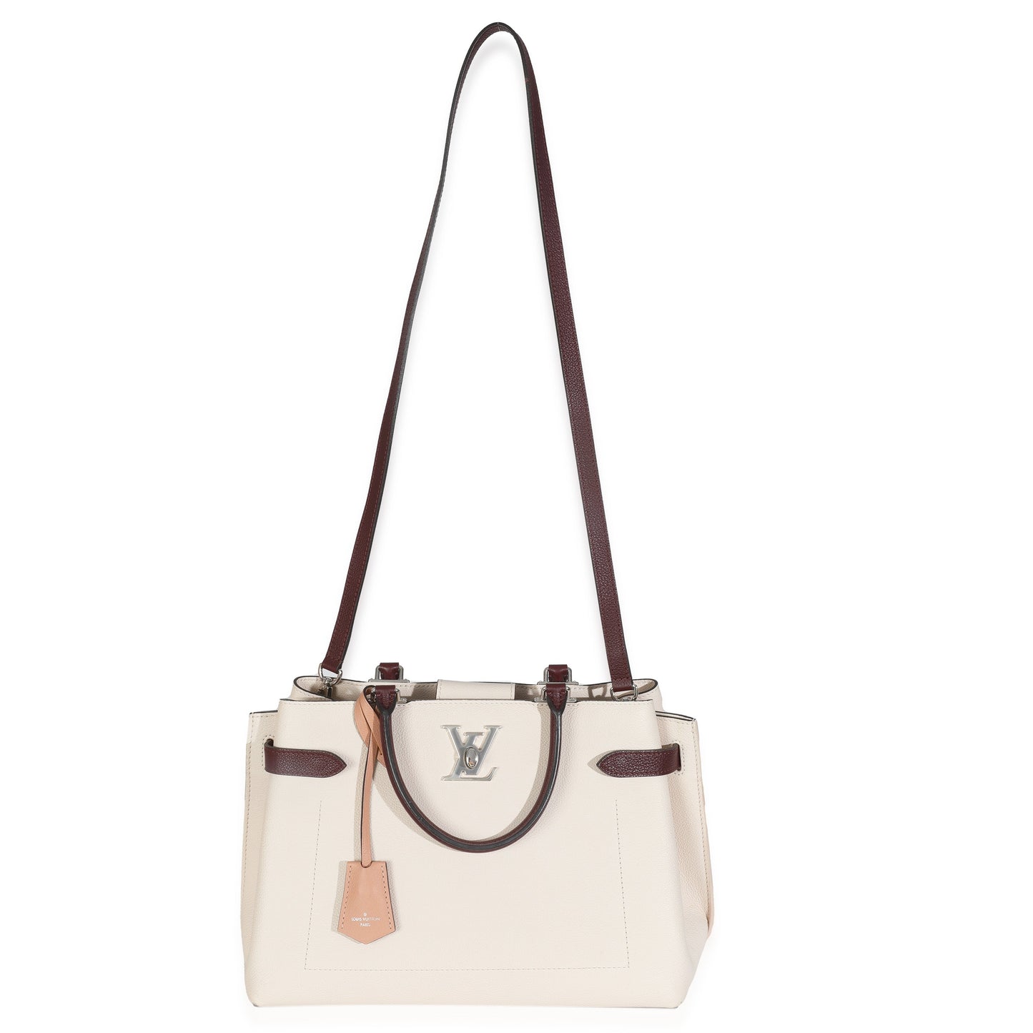 Louis Vuitton Rose Silk Quartz Calla Calfskin Lockme Day