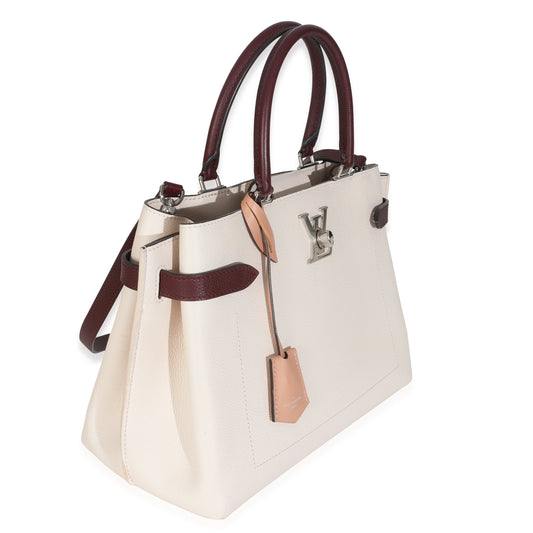 Louis Vuitton Rose Silk Quartz Calla Calfskin Lockme Day