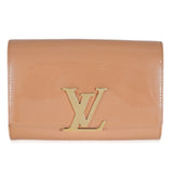 Louis Vuitton Rose Velours Patent Louise New Sobe Clutch