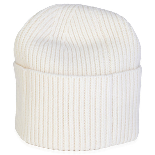 Louis Vuitton Ivory Wool LV Initials Monogram Beanie Hat