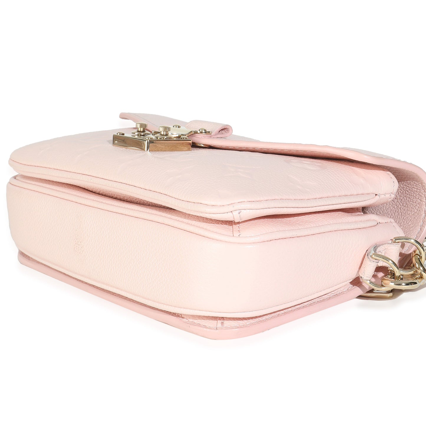 Louis Vuitton Rose Pink Opale Monogram Empreinte Pochette Metis East West