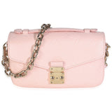 Louis Vuitton Rose Pink Opale Monogram Empreinte Pochette Metis East West