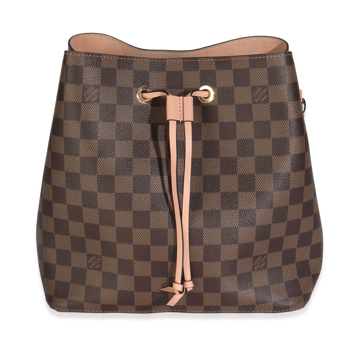 Louis Vuitton Rose Poudre Damier Ebene Canvas Neonoe MM