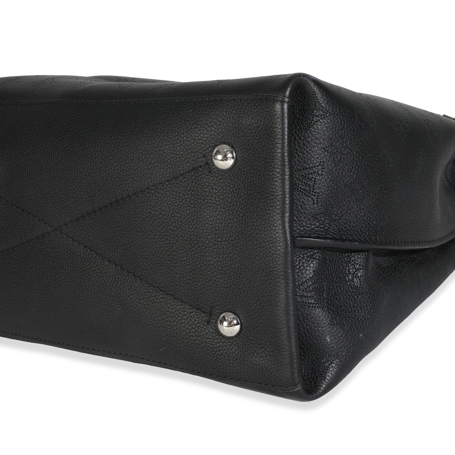 Louis Vuitton Black Monogram Mahina Carmel Hobo