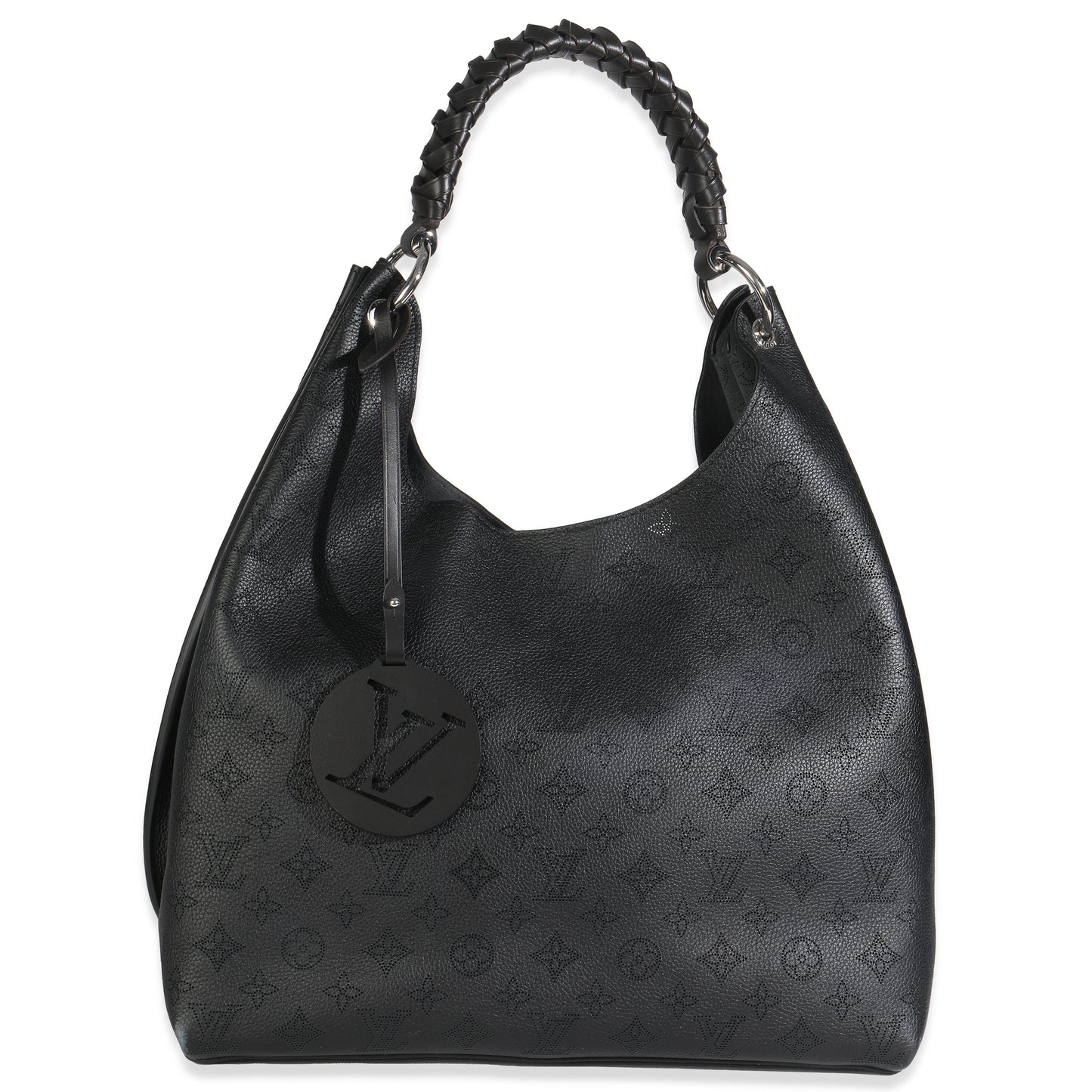 Louis Vuitton Black Monogram Mahina Carmel Hobo