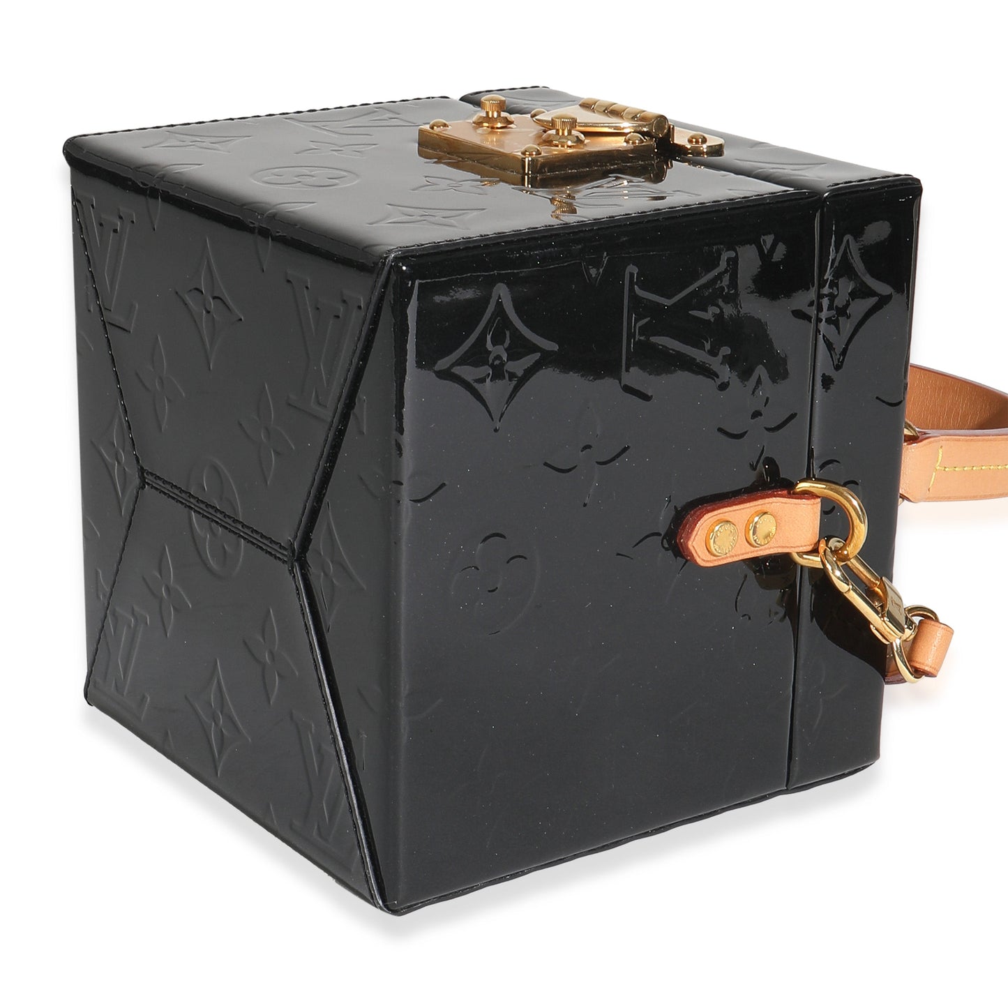 Louis Vuitton Black Monogram Vernis Bleecker Box