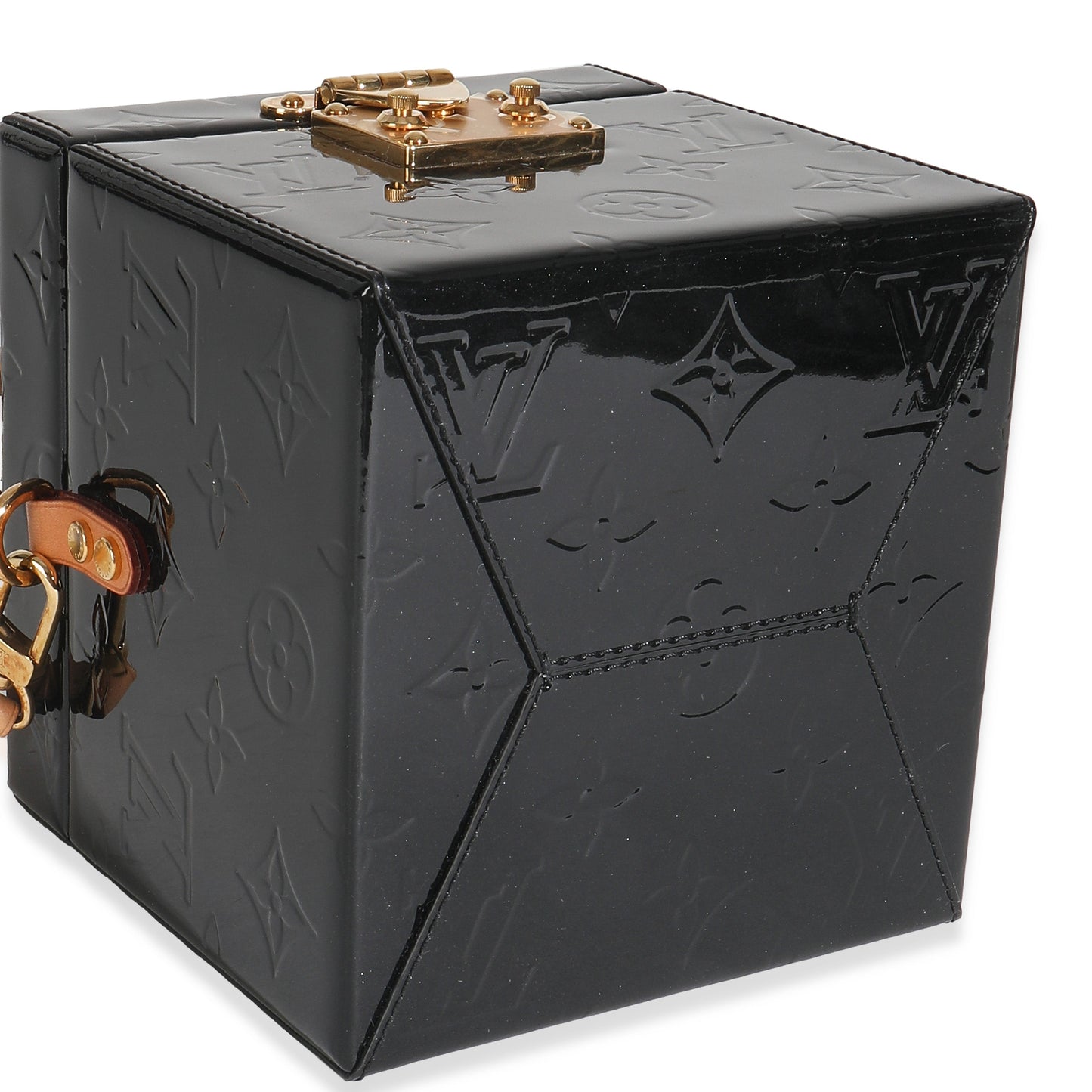 Louis Vuitton Black Monogram Vernis Bleecker Box