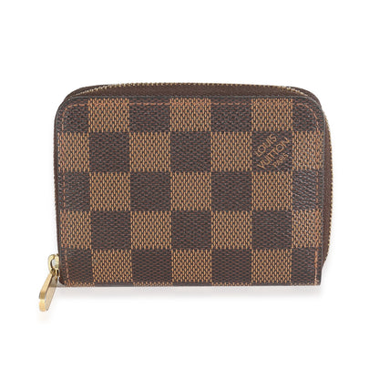 Louis Vuitton Damier Ebene Canvas Zippy Coin Purse