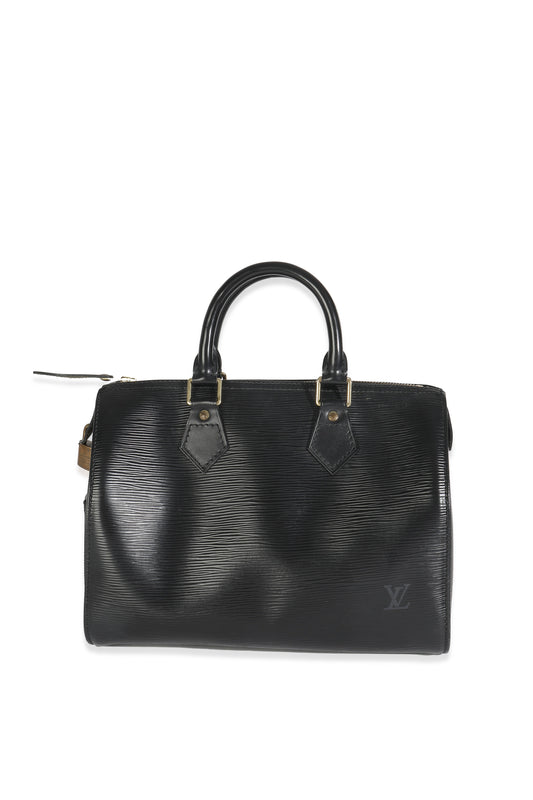 Louis Vuitton   Black Epi Speedy 25