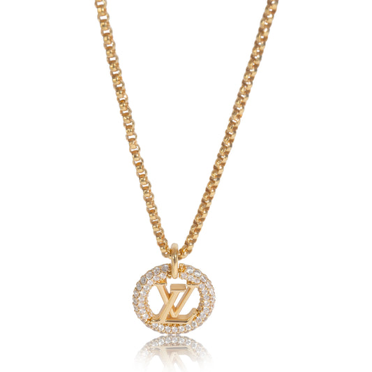 Louis Vuitton Gold-Plated  Louise By Night Necklace