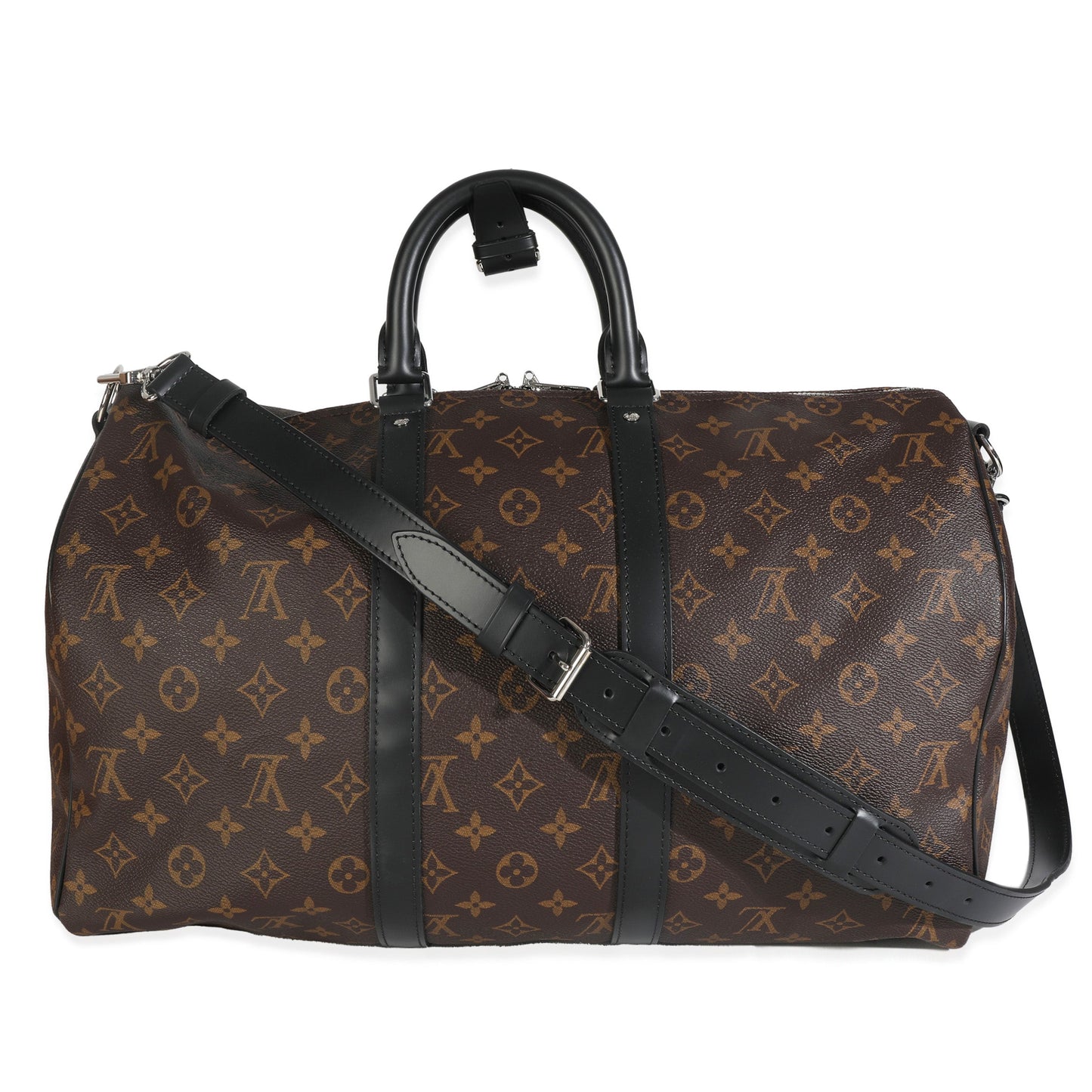 Louis Vuitton Monogram Macassar Keepall Bandouliere 45