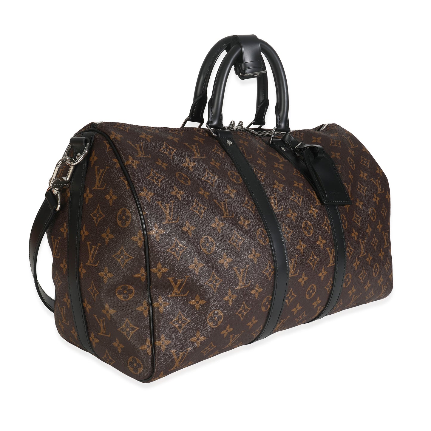 Louis Vuitton Monogram Macassar Keepall Bandouliere 45