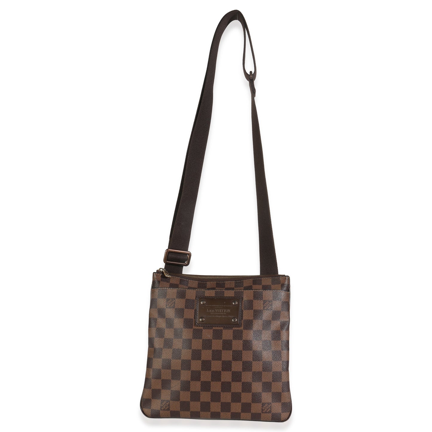 Louis Vuitton Damier Ebene Canvas Brooklyn Flat Pochette
