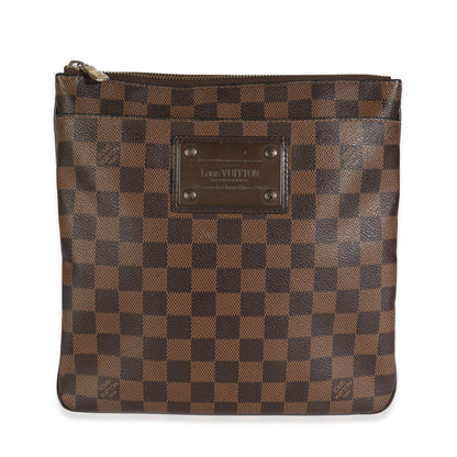 Louis Vuitton Damier Ebene Canvas Brooklyn Flat Pochette