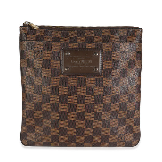 Louis Vuitton Damier Ebene Canvas Brooklyn Flat Pochette