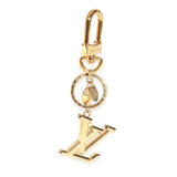 Louis Vuitton Gold Metal LV Facettes Bag Charm Key Holder