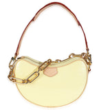 Louis Vuitton Light Yellow Monogram Vernis Croissant NM