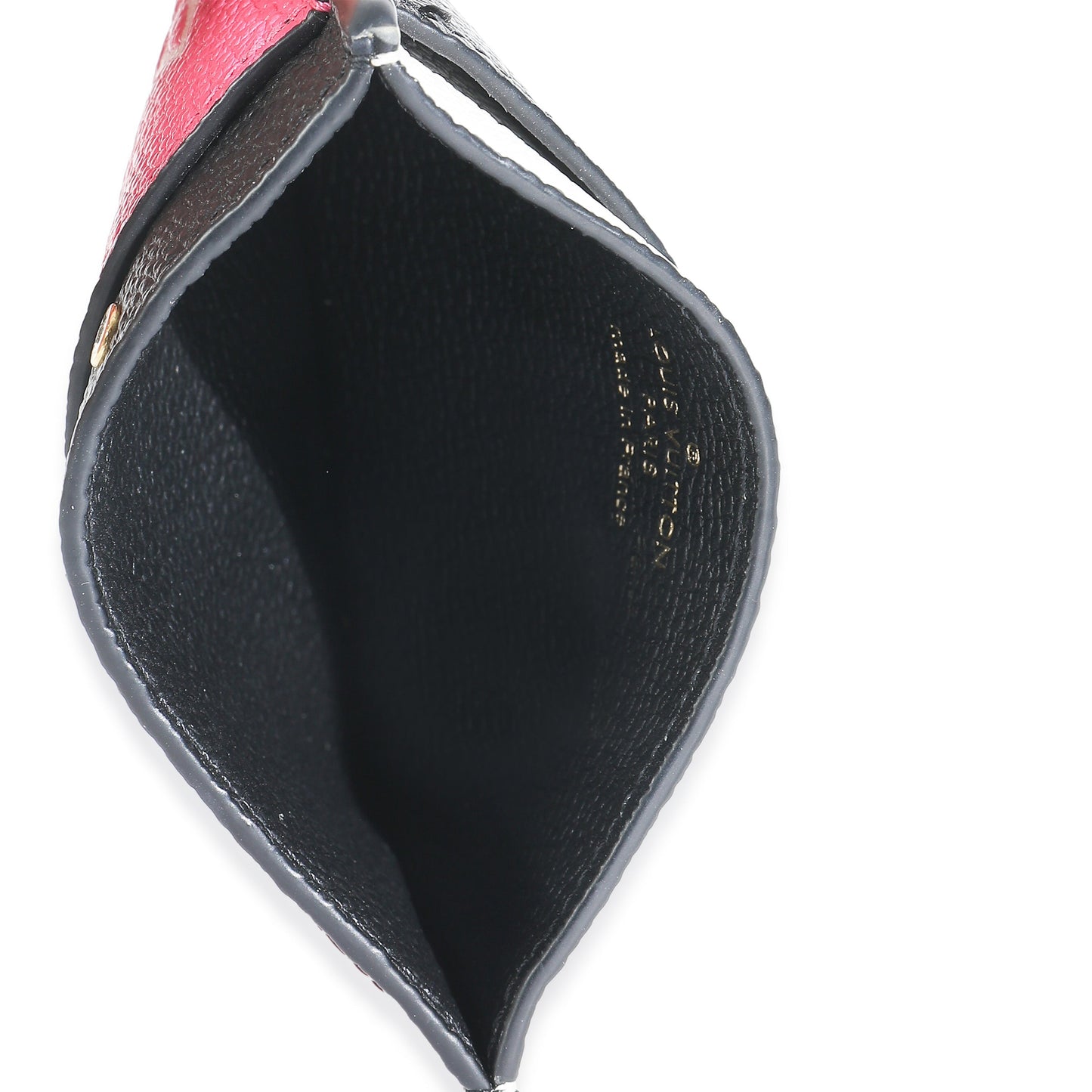 Louis Vuitton Black White Pink Empreinte Spring In The City Card Holder