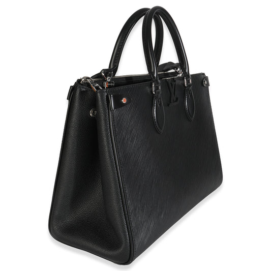 Louis Vuitton Black Epi Grenelle Tote MM
