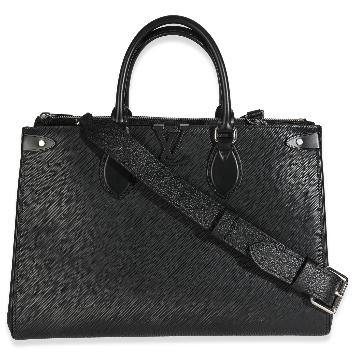 Louis Vuitton Black Epi Grenelle Tote MM