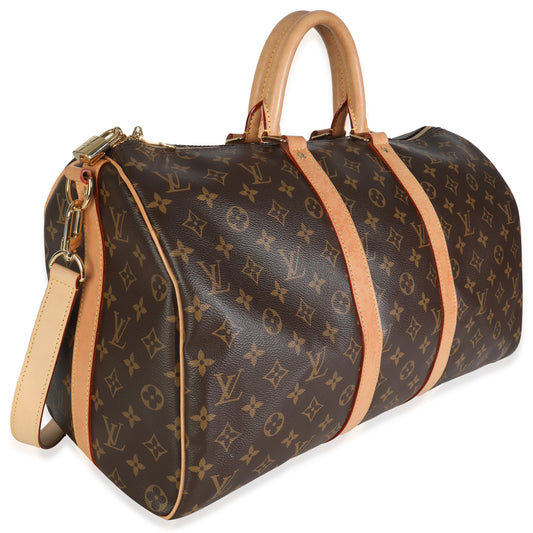Louis Vuitton Monogram Canvas Keepall Bandouliere 45