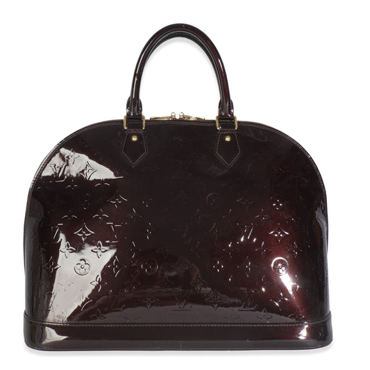 Louis Vuitton Amarante Monogram Vernis Alma GM