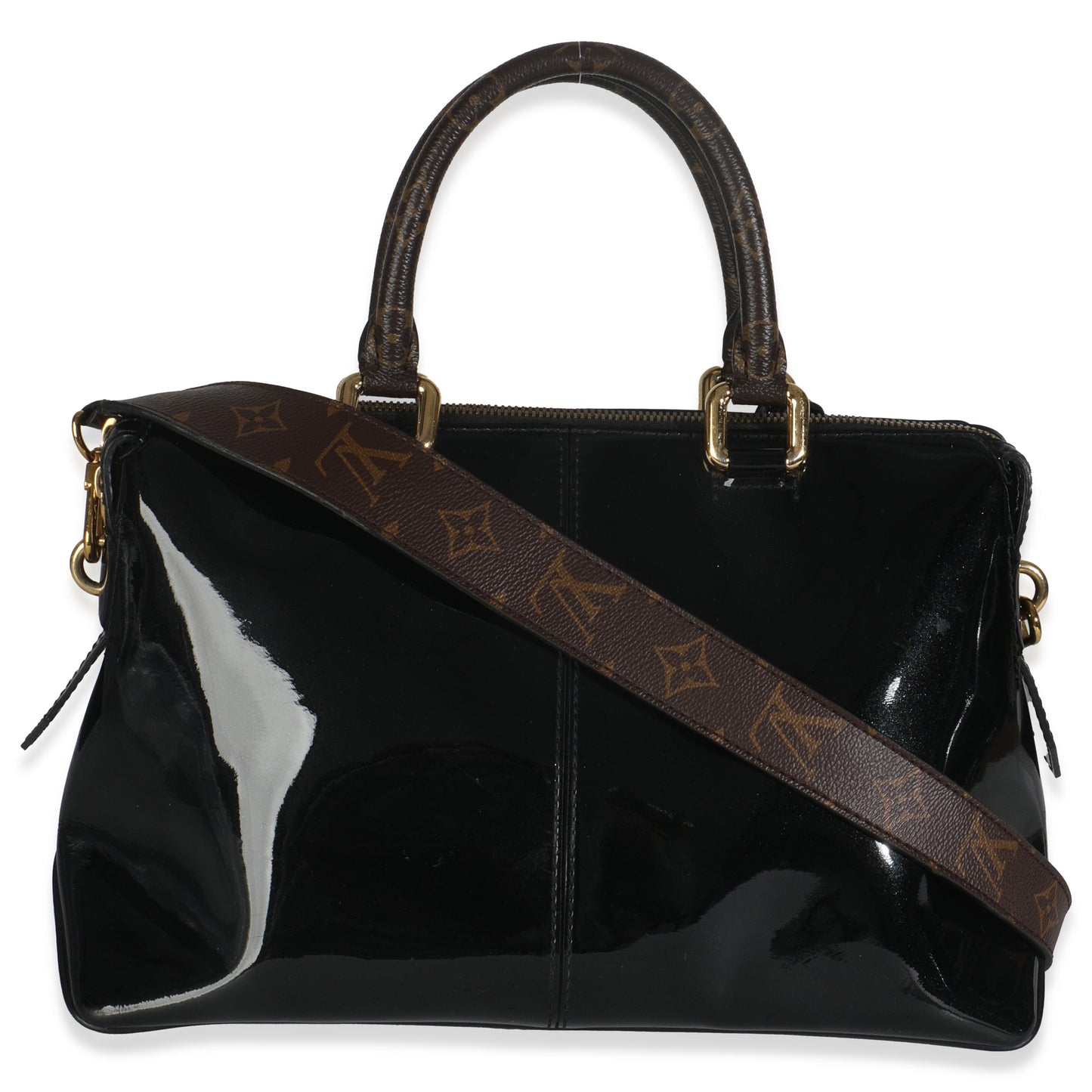 Louis Vuitton Black Vernis Miroir Tote Bag