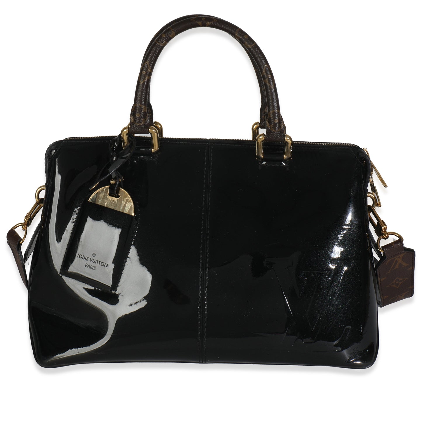 Louis Vuitton Black Vernis Miroir Tote Bag