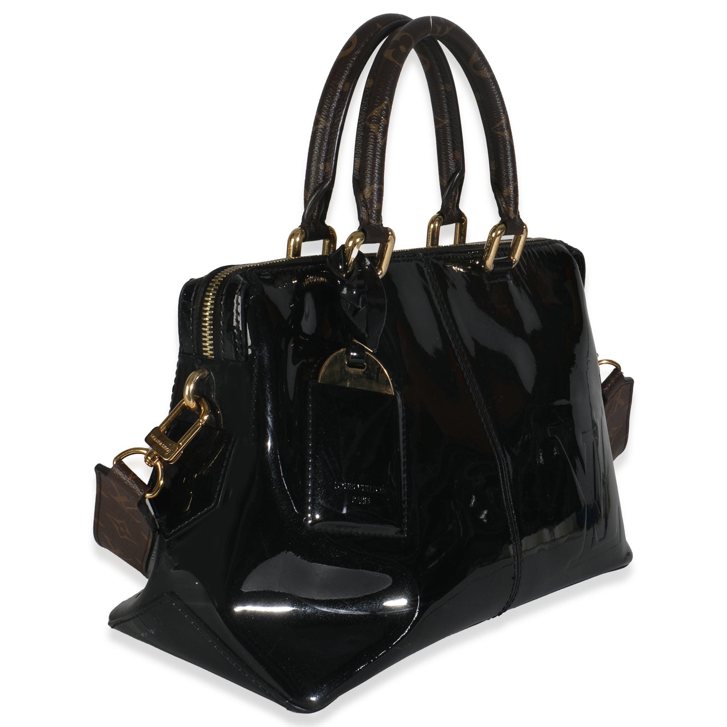 Louis Vuitton Black Vernis Miroir Tote Bag