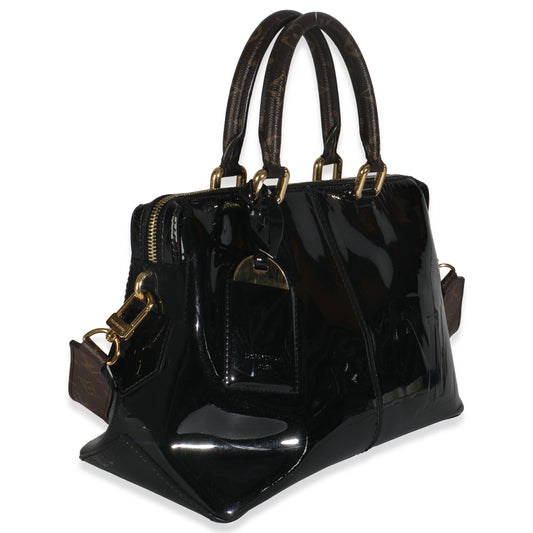 Louis Vuitton Black Vernis Miroir Tote Bag