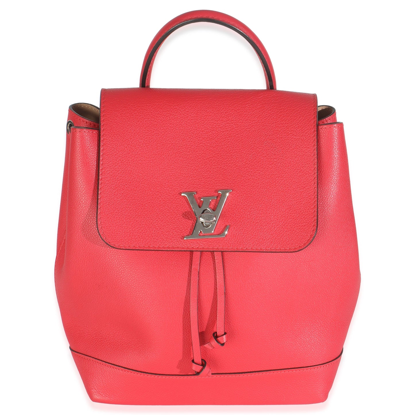 Louis Vuitton Rubis Calfskin Leather Lockme Backpack