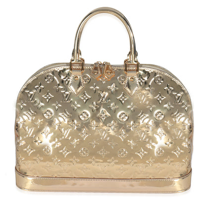 Louis Vuitton Gold Monogram Miroir Alma GM