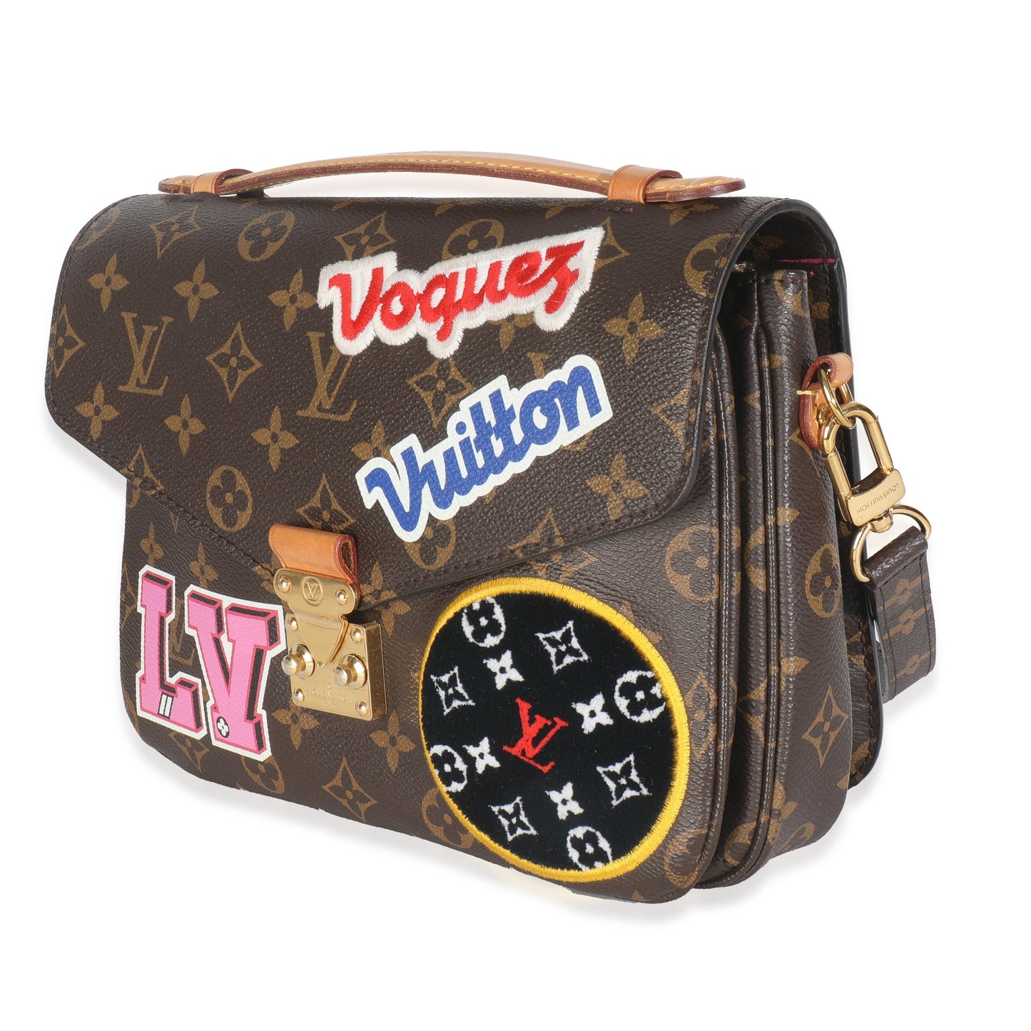 Louis Vuitton Monogram Canvas Patches Pochette Metis