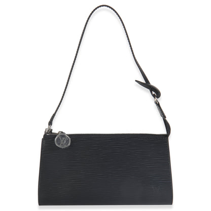 Louis Vuitton Black Epi Pochette Accessoires NM