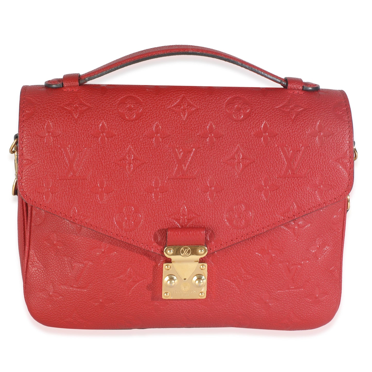 Louis Vuitton Scarlet Monogram Empreinte Pochette Metis