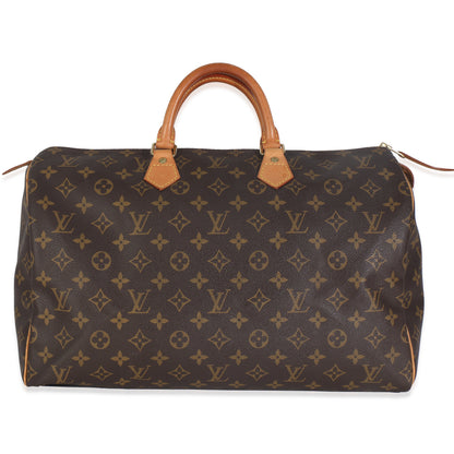 Louis Vuitton Monogram Canvas Speedy 40