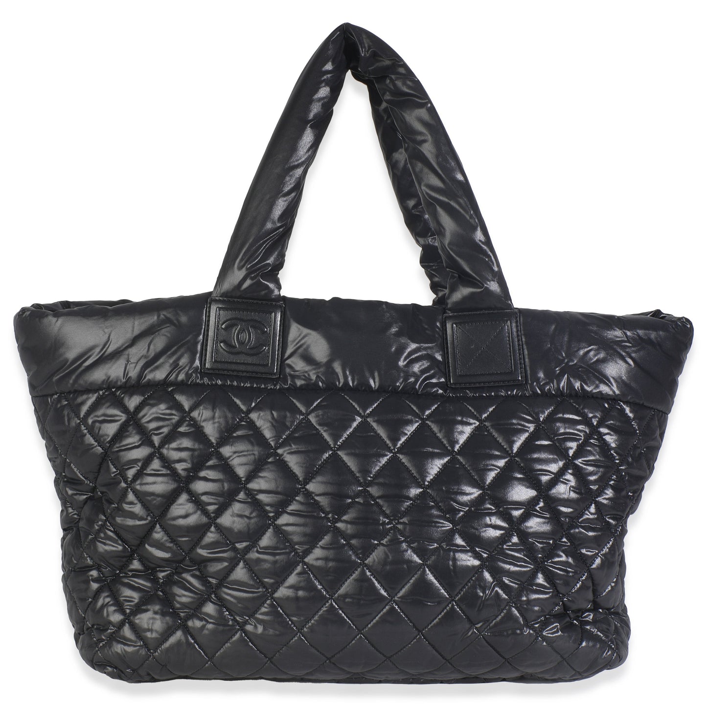 Chanel Black Quilted Nylon Large Coco Cocoon Tote