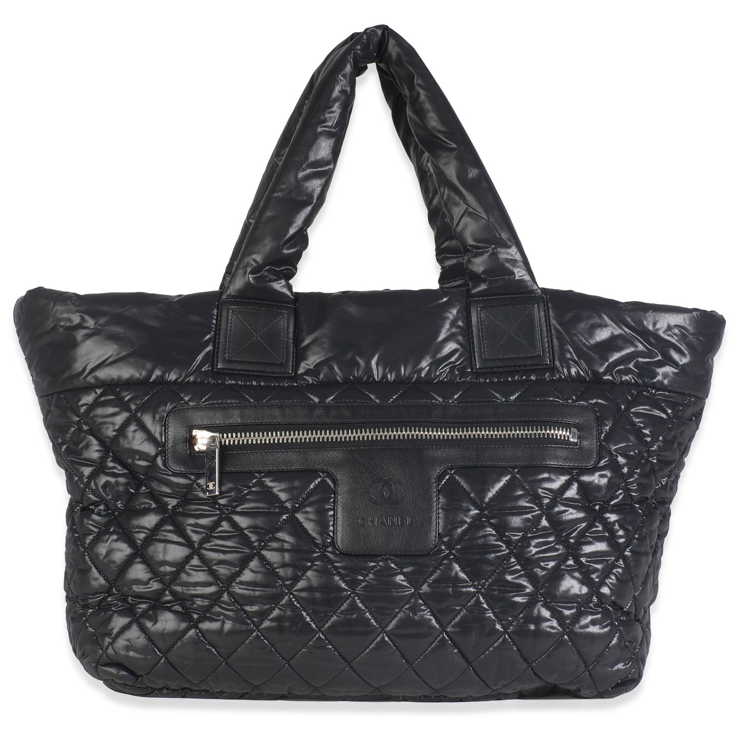 Chanel Black Quilted Nylon Large Coco Cocoon Tote