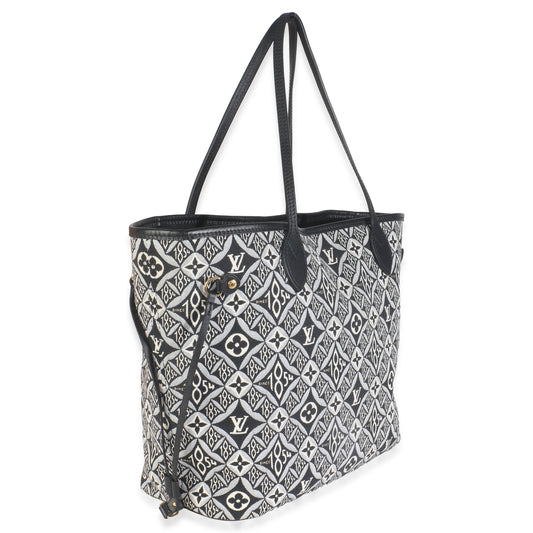 Louis Vuitton Black Since 1854 Jacquard Neverfull MM
