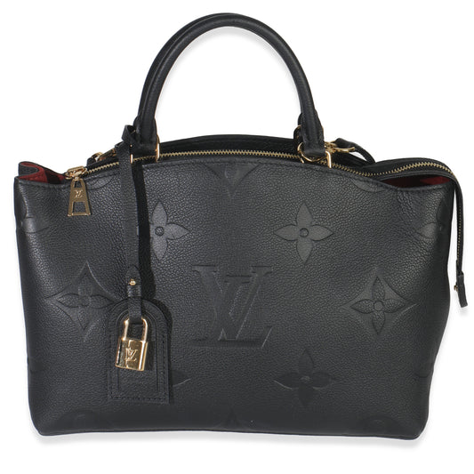 Louis Vuitton Black Monogram Giant Empreinte Petit Palais