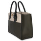 Louis Vuitton Kaki Creme Black Taurillon City Steamer MM