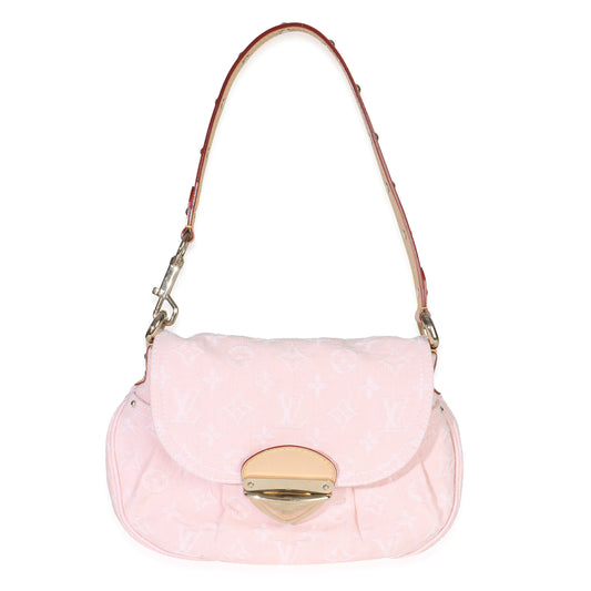Louis Vuitton Washed Pink Monogram Denim Sunset